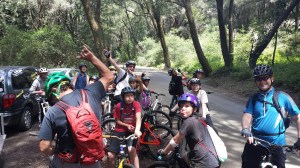 Off we go into the Forest of Nisene Marks