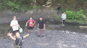 Checking out Aptos Creek in the Forest of Nisene Marks